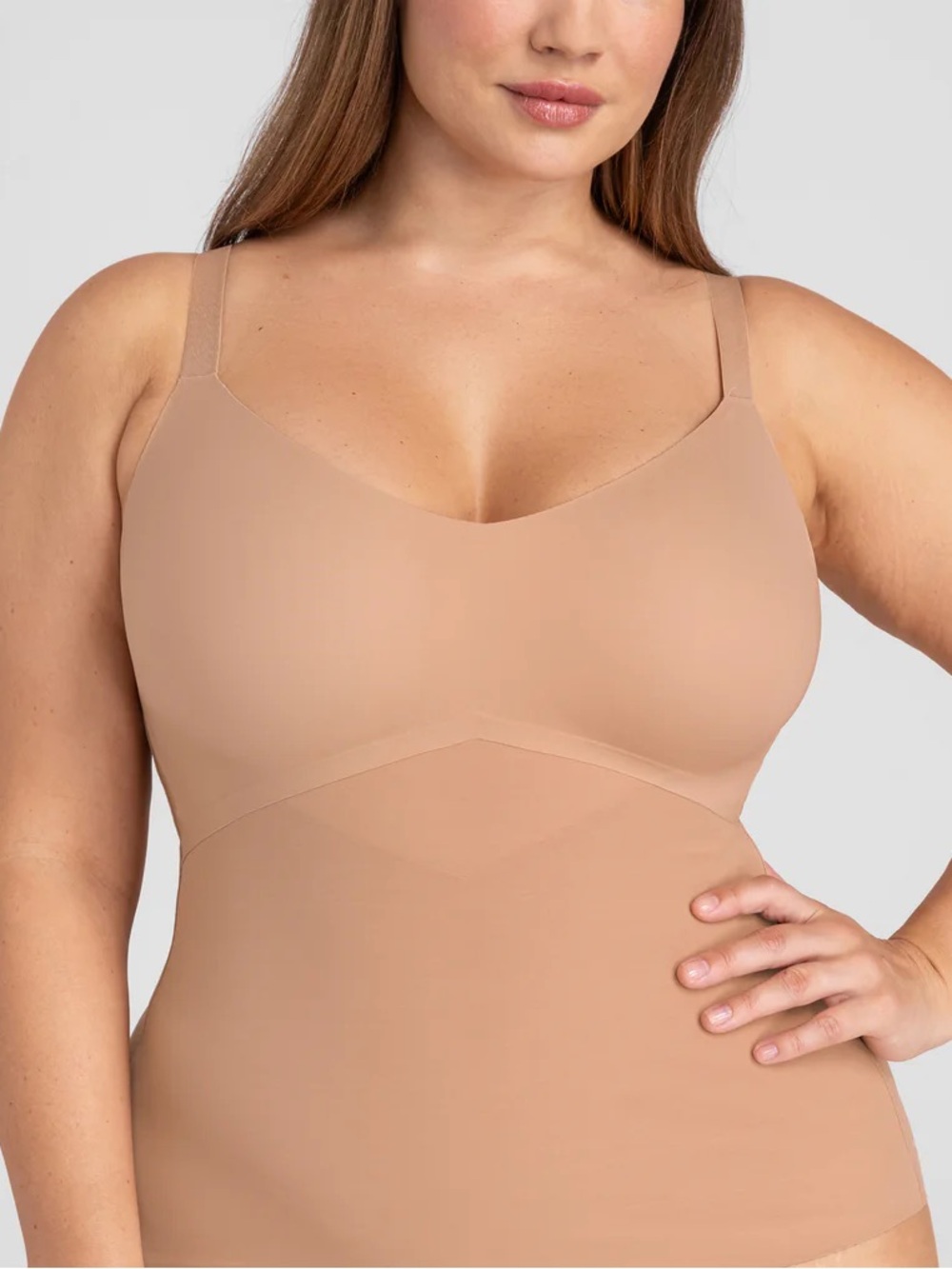 Honeylove LiftWear Sculpting Shapewear Bra Top in Sand, Size 3X